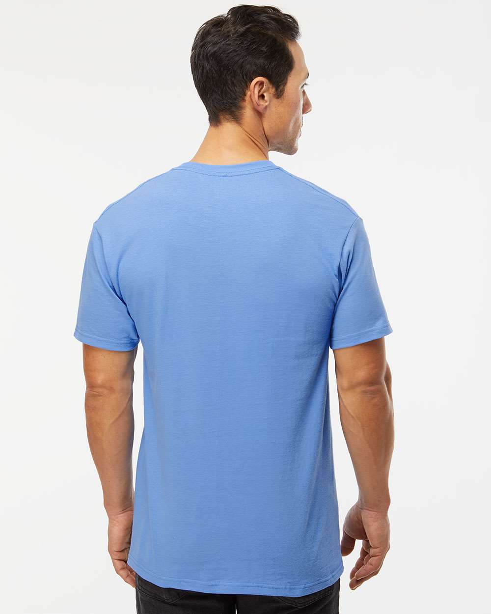 M&O Men's Gold Soft Touch T-Shirt - 4800 - 4800M Carolina Blue
