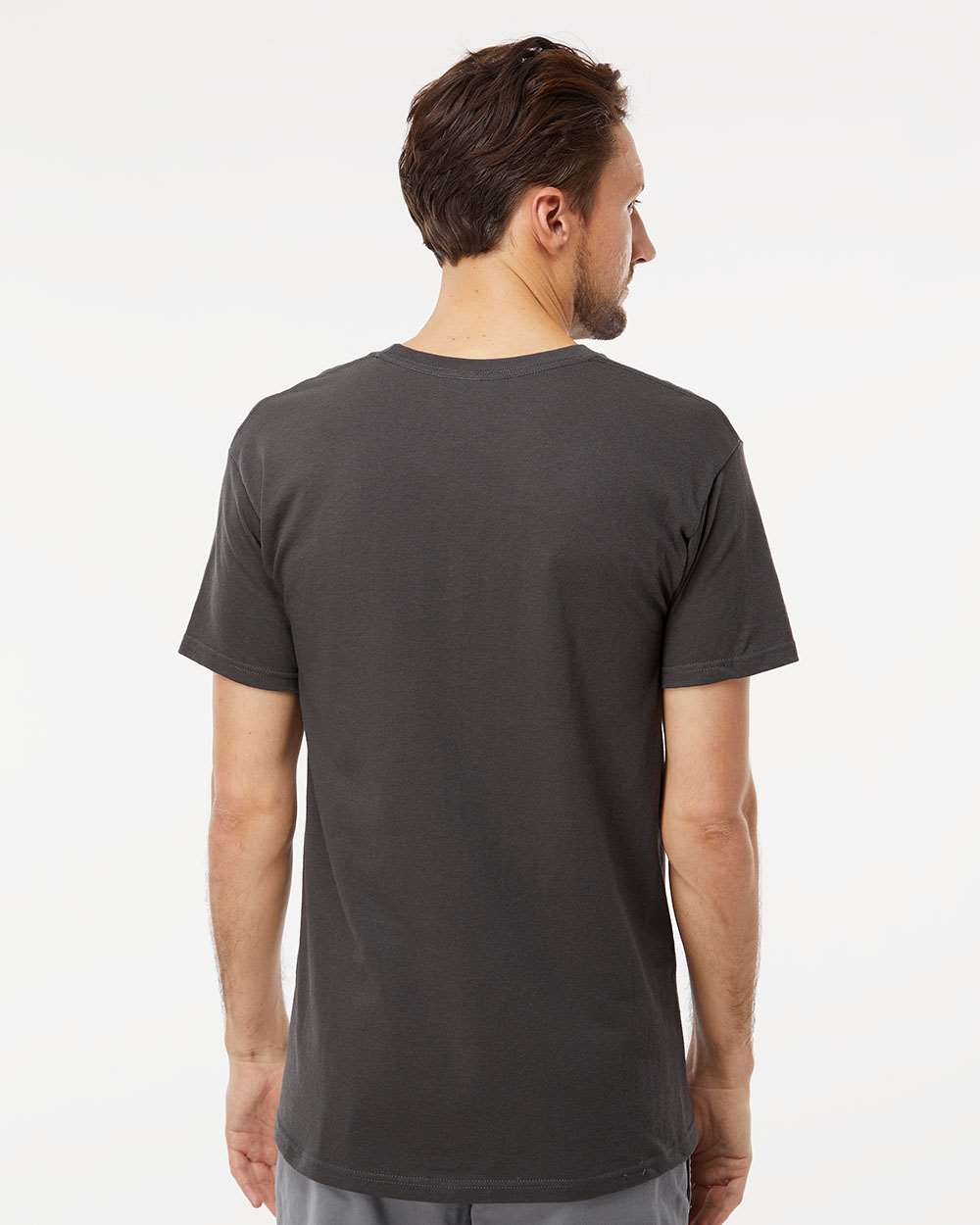 M&O Men's Gold Soft Touch T-Shirt - 4800 - 4800M Charcoal