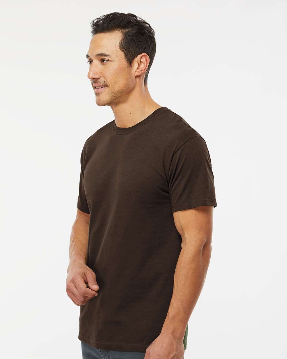 M&O Men's Gold Soft Touch T-Shirt - 4800 - 4800M Chocolate