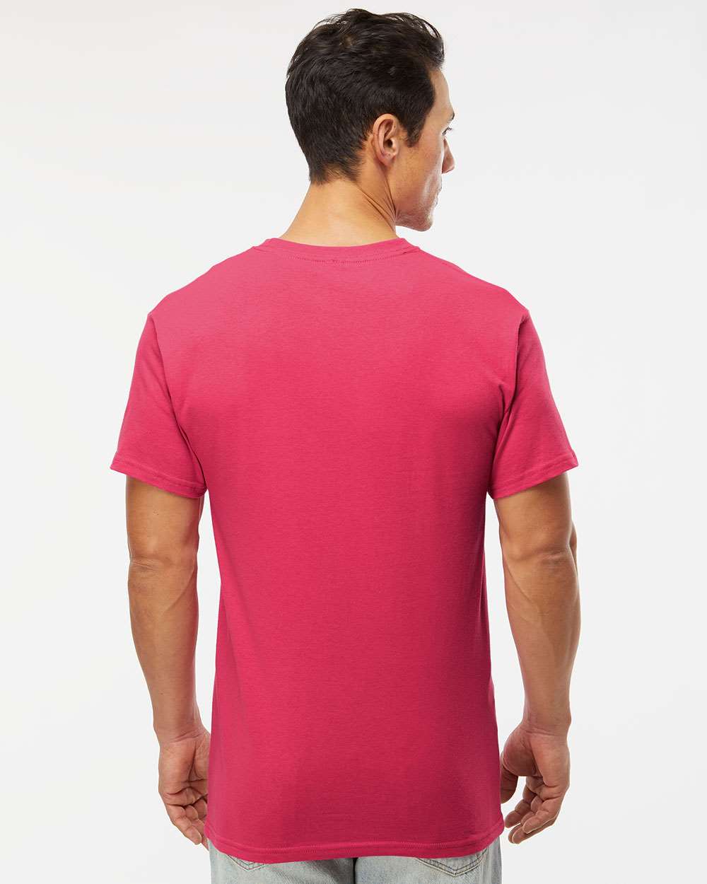 M&O Men's Gold Soft Touch T-Shirt - 4800 - 4800M Heliconia