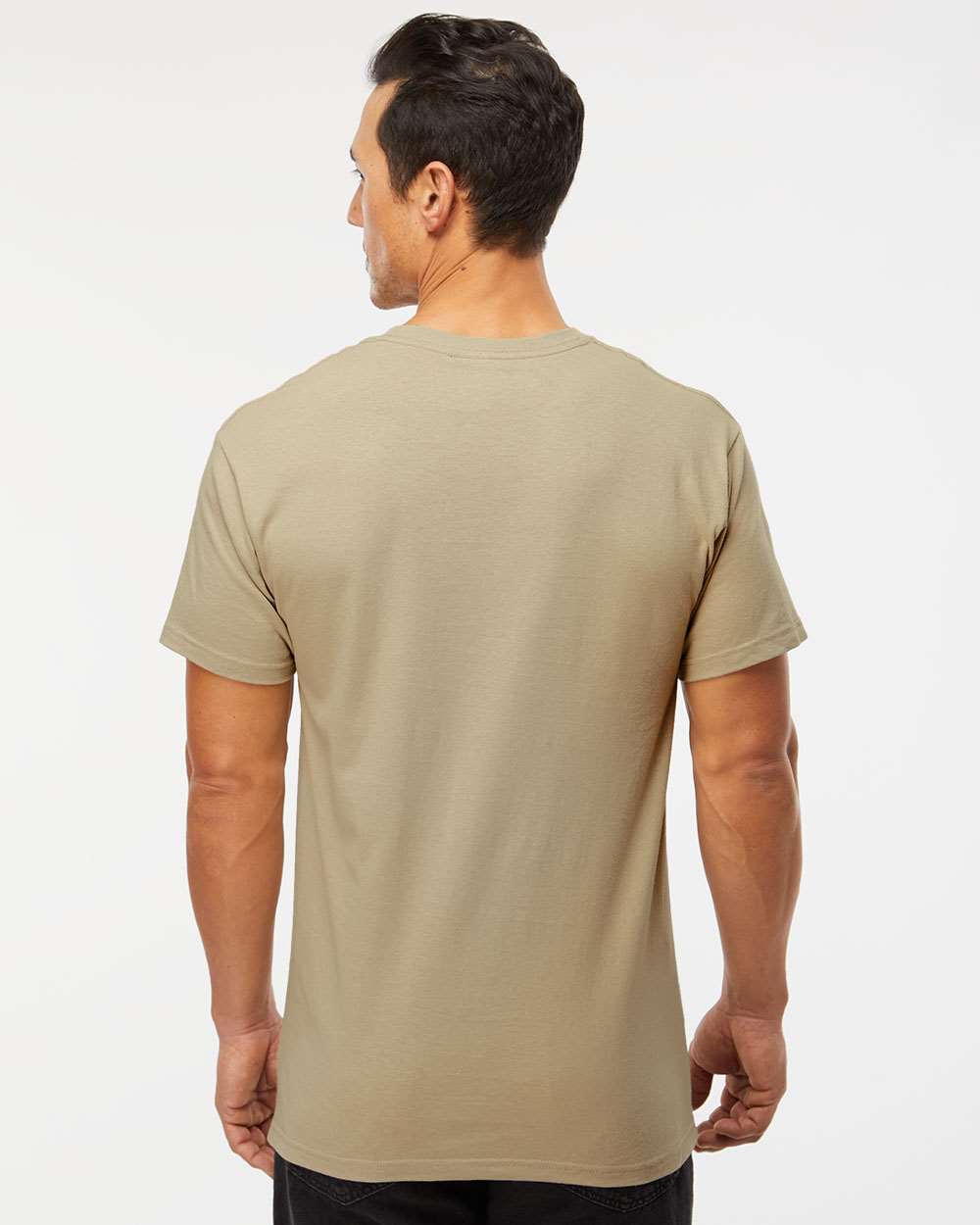 M&O Men's Gold Soft Touch T-Shirt - 4800 - 4800M Sand