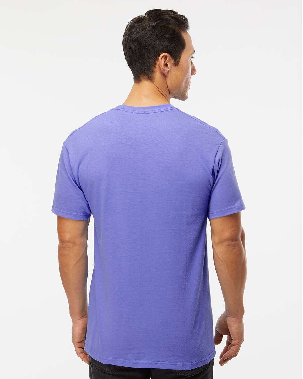 M&O Men's Gold Soft Touch T-Shirt - 4800 - 4800M Violet