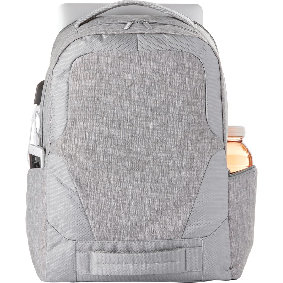 Overland 17&quot; TSA Computer Backpack w/ USB Port - 3750-07 Gray