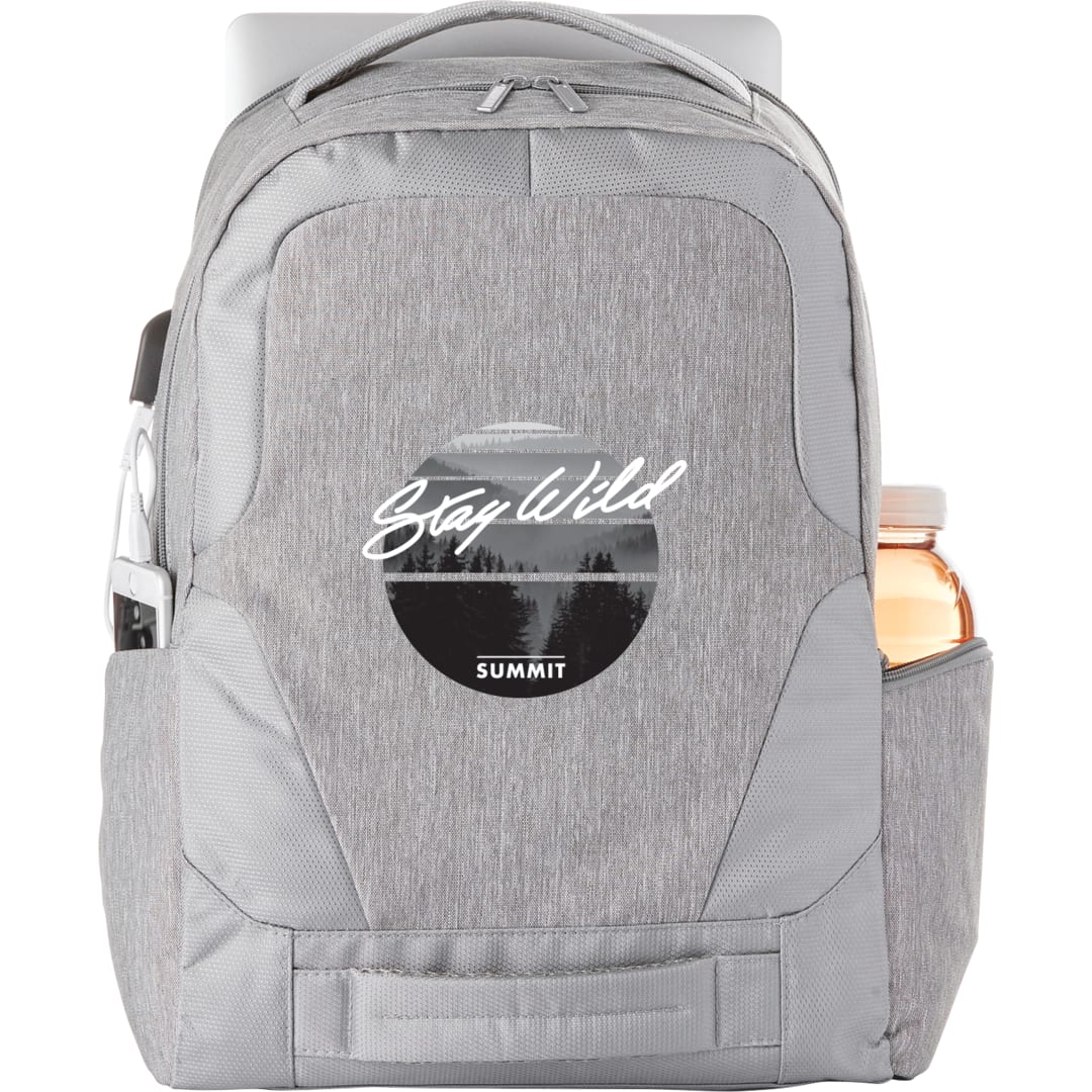 Overland 17&quot; TSA Computer Backpack w/ USB Port - 3750-07 Gray