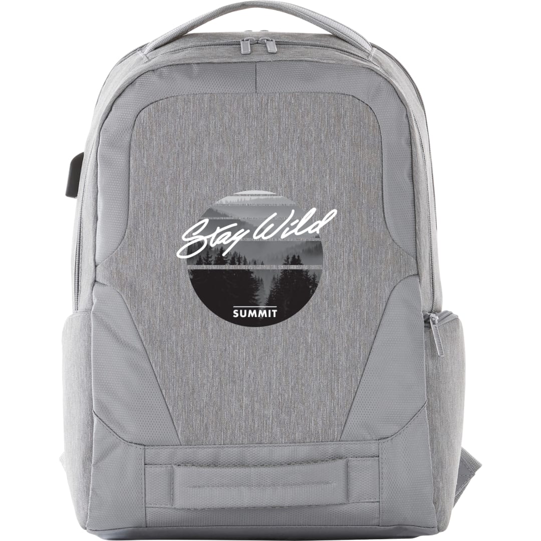 Overland 17&quot; TSA Computer Backpack w/ USB Port - 3750-07 Gray