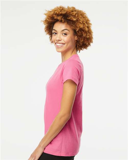M&O Women's Gold Soft Touch T-Shirt - 4810 - 4810M Azalea