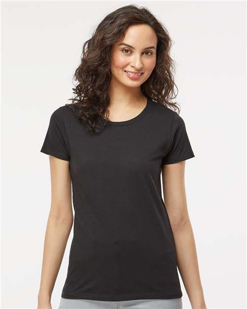 M&O Women's Gold Soft Touch T-Shirt - 4810 - 4810M Black