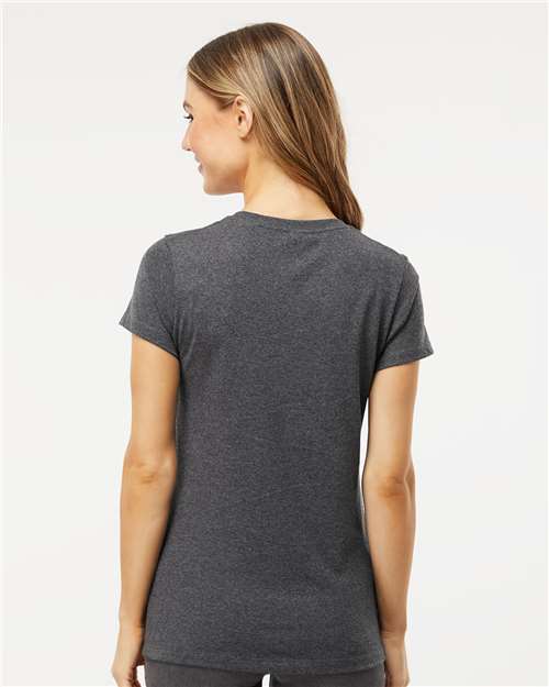 M&O Women's Gold Soft Touch T-Shirt - 4810 - 4810M Dark Heather