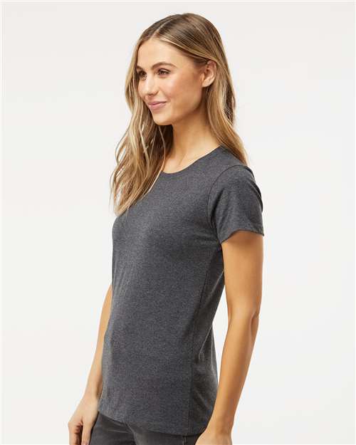 M&O Women's Gold Soft Touch T-Shirt - 4810 - 4810M Dark Heather