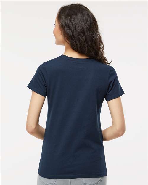 M&O Women's Gold Soft Touch T-Shirt - 4810 - 4810M Deep Navy