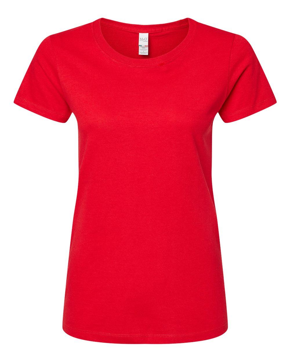M&O Women's Gold Soft Touch T-Shirt - 4810 - 4810M Deep Red