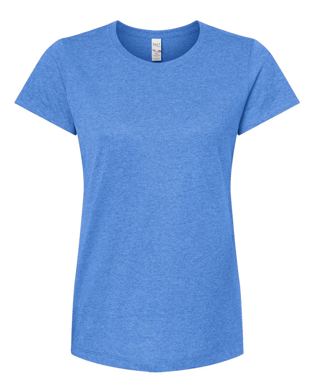 M&O Women's Gold Soft Touch T-Shirt - 4810 - 4810M Heather Royal