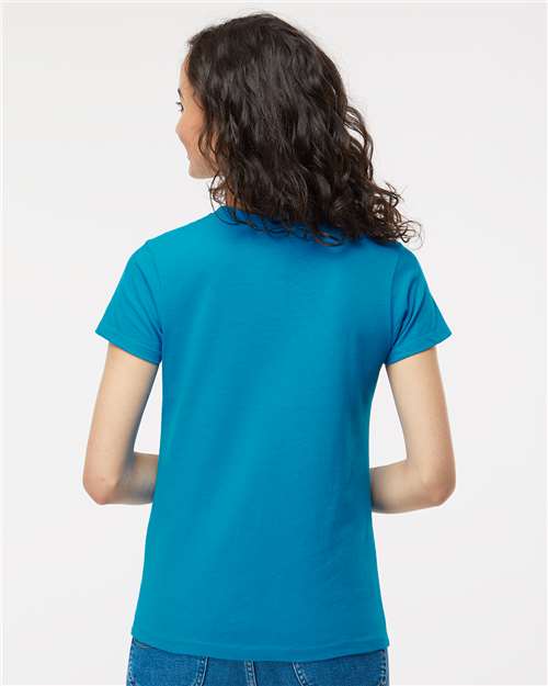 M&O Women's Gold Soft Touch T-Shirt - 4810 - 4810M Sapphire