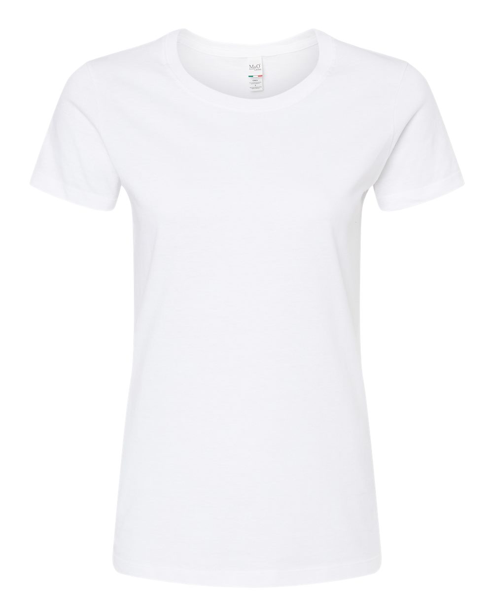 M&O Women's Gold Soft Touch T-Shirt - 4810 - 4810M White