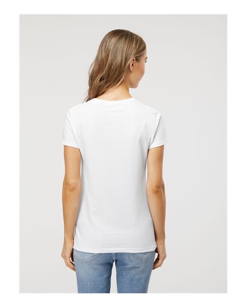 M&O Women's Gold Soft Touch T-Shirt - 4810 - 4810M White