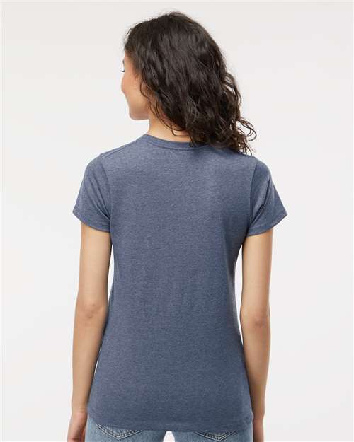 M&O Women's Gold Soft Touch T-Shirt - 4810 - 4810M Heather Navy