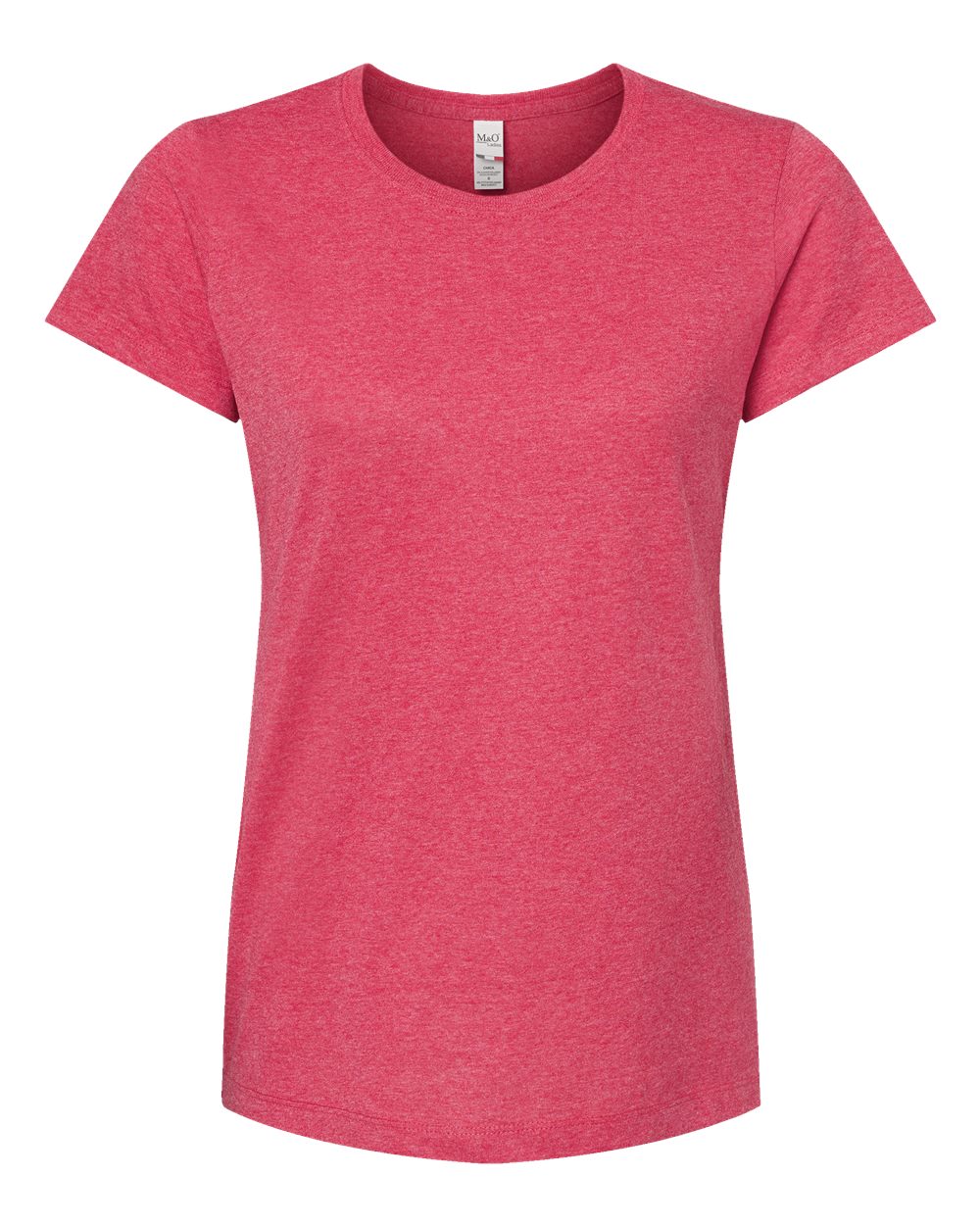 M&O Women's Gold Soft Touch T-Shirt - 4810 - 4810M Heather Pink