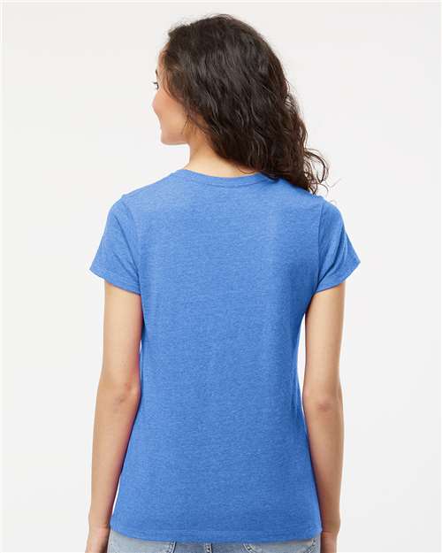 M&O Women's Gold Soft Touch T-Shirt - 4810 - 4810M Heather Royal