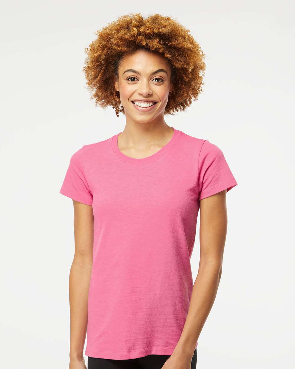 M&O Women's Gold Soft Touch T-Shirt - 4810 - 4810M Azalea