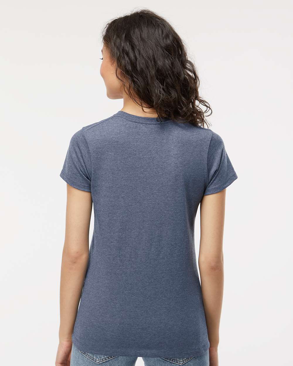 M&O Women's Gold Soft Touch T-Shirt - 4810 - 4810M Heather Navy
