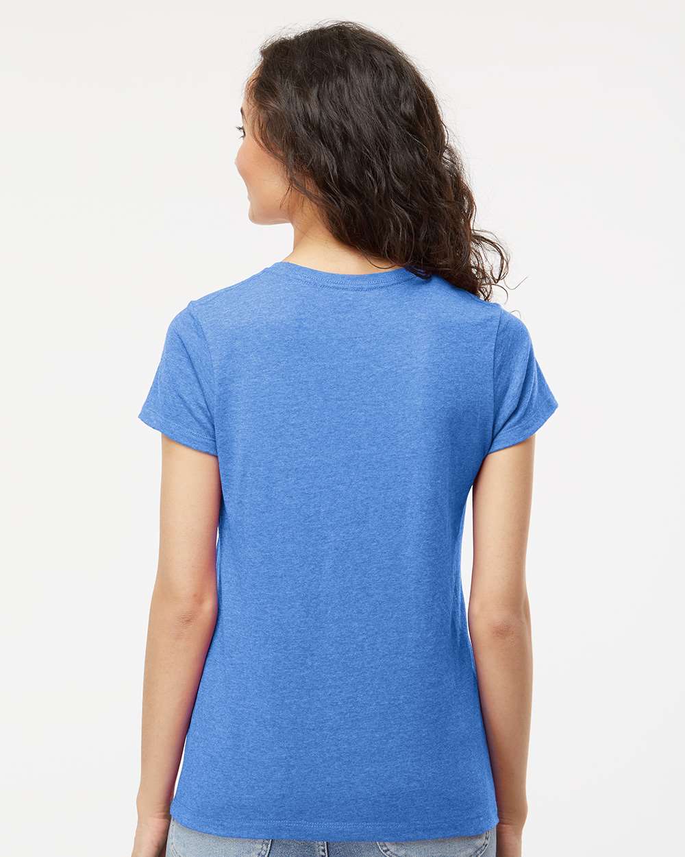 M&O Women's Gold Soft Touch T-Shirt - 4810 - 4810M Heather Royal