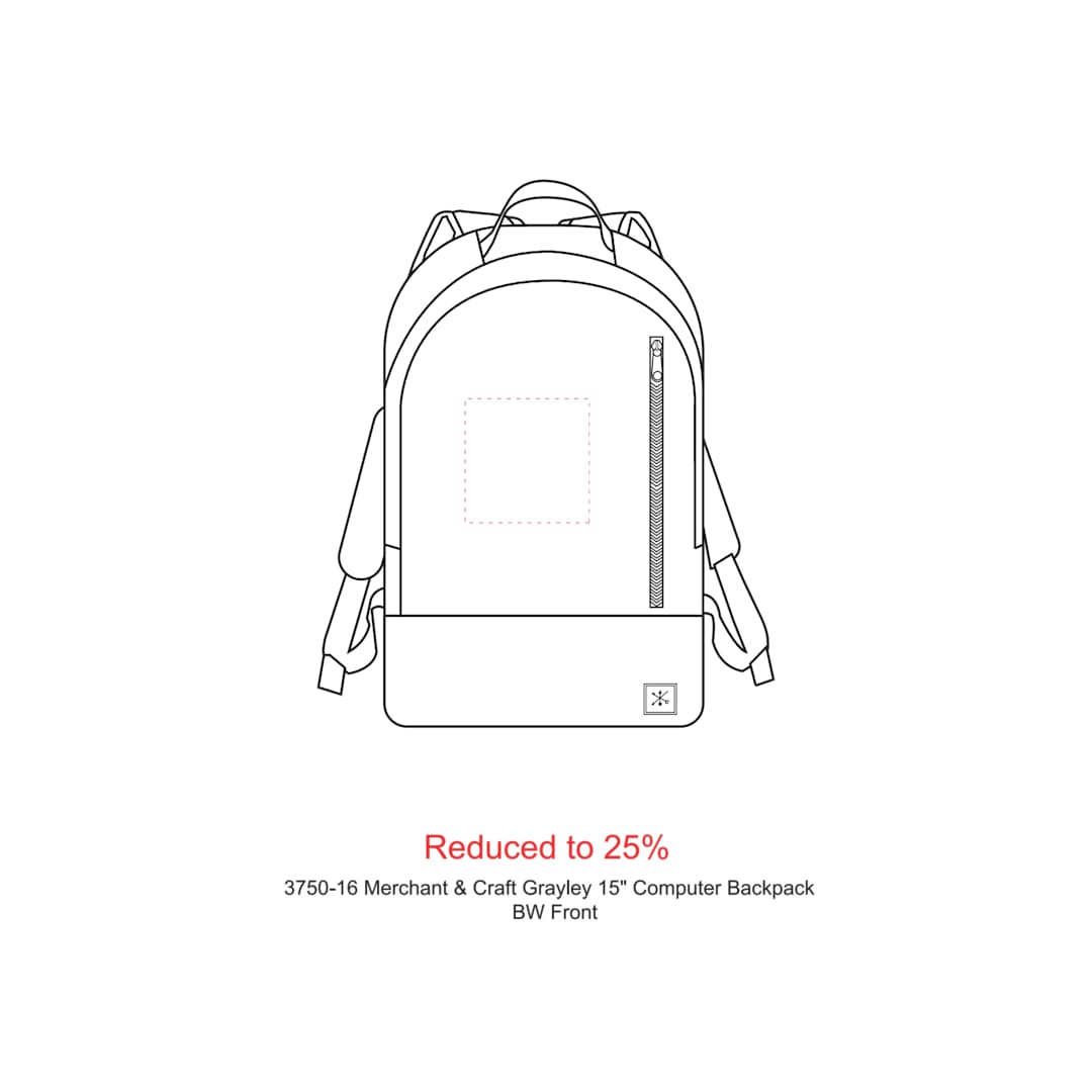 Merchant & Craft Merchant & Craft Grayley 15" Computer Backpack - 3750-16 Blue