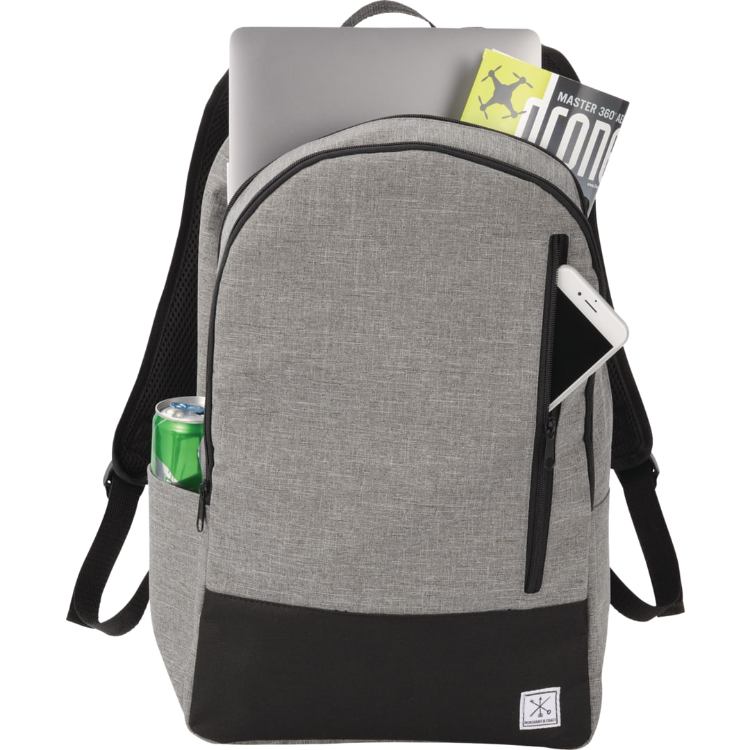 Merchant & Craft Merchant & Craft Grayley 15" Computer Backpack - 3750-16 Gray