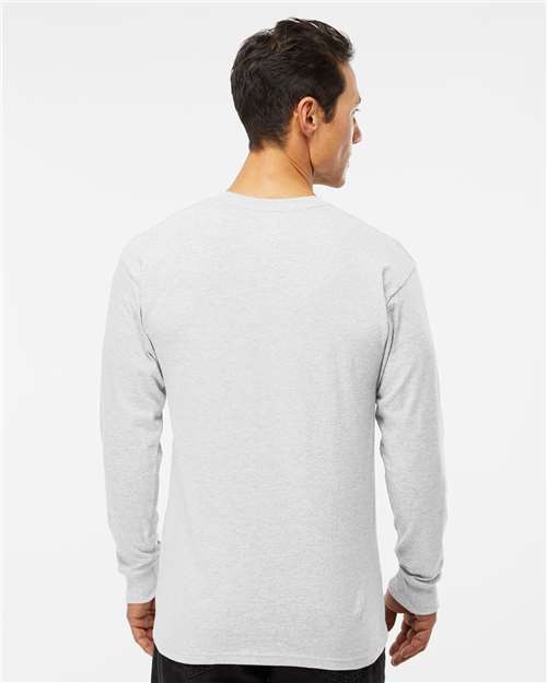 M&O Unisex Gold Soft Touch Long Sleeve T-Shirt - 4820 - 4820M Ash