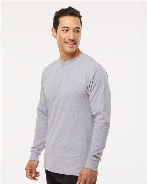 M&O Unisex Gold Soft Touch Long Sleeve T-Shirt - 4820 - 4820M Athletic Heather