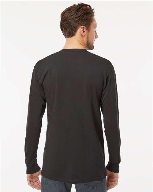 M&O Unisex Gold Soft Touch Long Sleeve T-Shirt - 4820 - 4820M Black