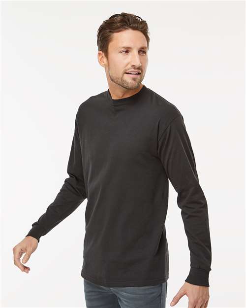 M&O Unisex Gold Soft Touch Long Sleeve T-Shirt - 4820 - 4820M Black