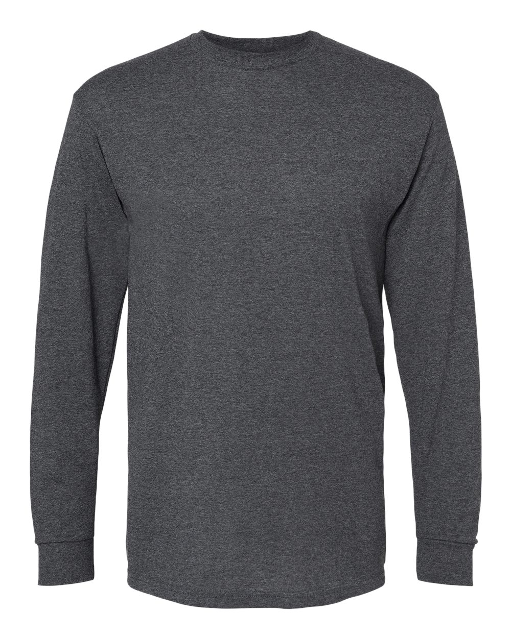 M&O Unisex Gold Soft Touch Long Sleeve T-Shirt - 4820 - 4820M Dark Heather