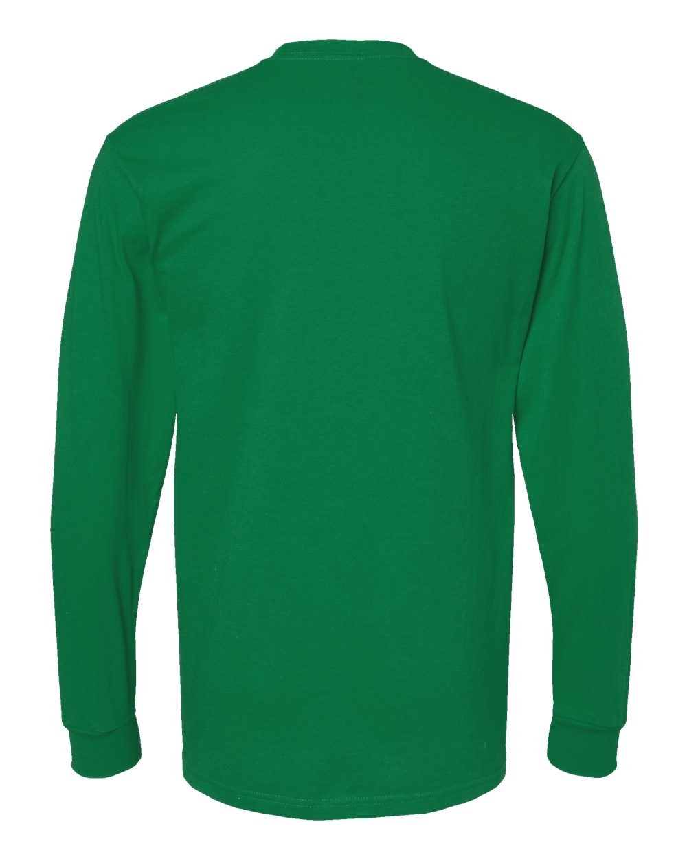 M&O Unisex Gold Soft Touch Long Sleeve T-Shirt - 4820 - 4820M Fine Kelly Green