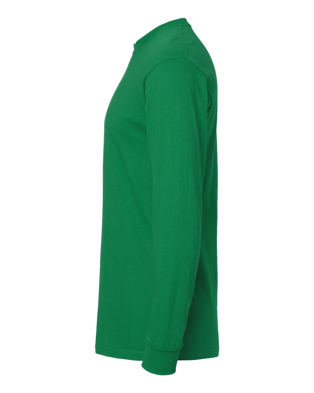 M&O Unisex Gold Soft Touch Long Sleeve T-Shirt - 4820 - 4820M Fine Kelly Green