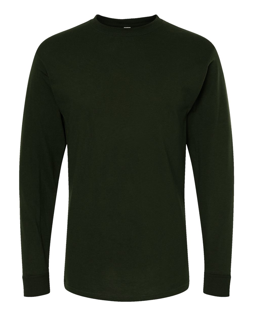 M&O Unisex Gold Soft Touch Long Sleeve T-Shirt - 4820 - 4820M Forest Green