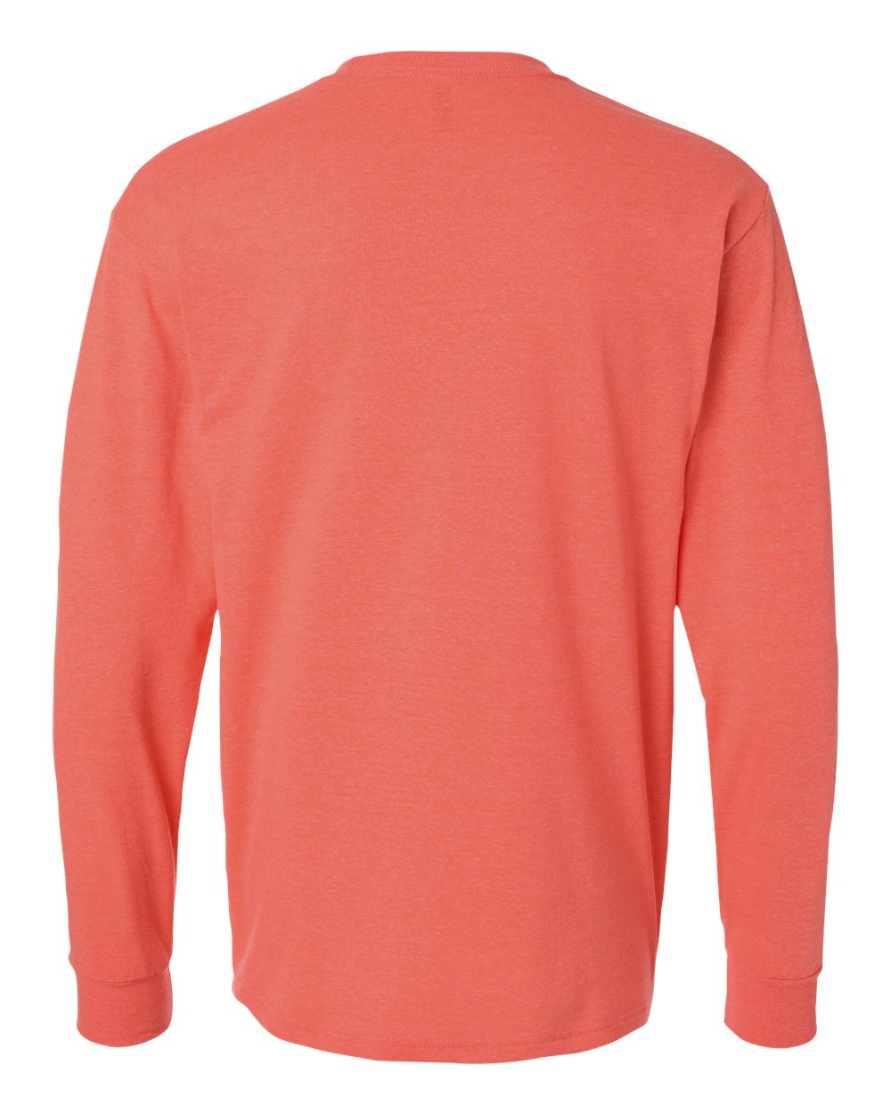 M&O Unisex Gold Soft Touch Long Sleeve T-Shirt - 4820 - 4820M Heather Coral