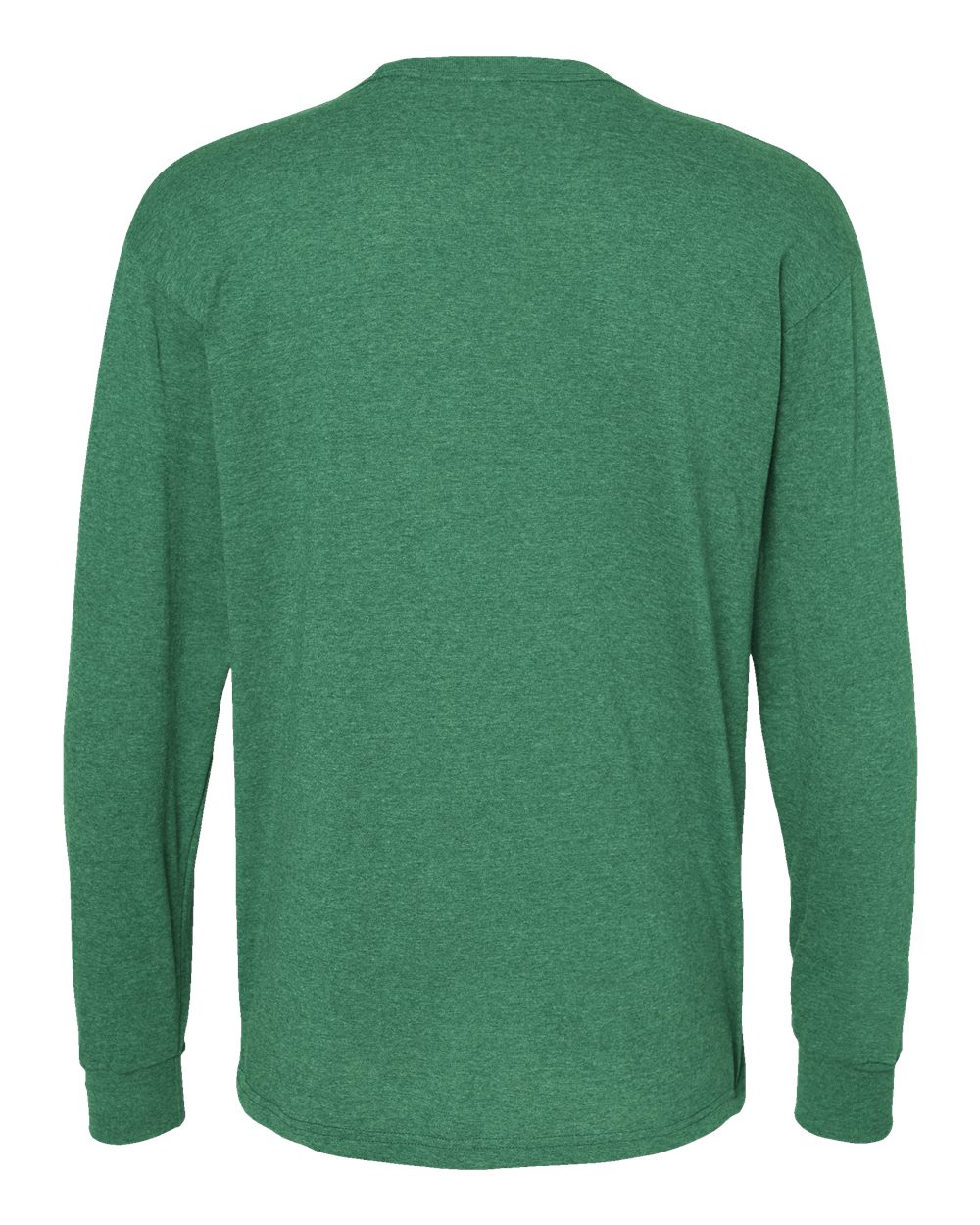 M&O Unisex Gold Soft Touch Long Sleeve T-Shirt - 4820 - 4820M Heather Kelly Green