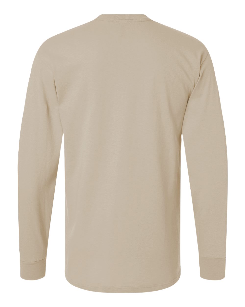 M&O Unisex Gold Soft Touch Long Sleeve T-Shirt - 4820 - 4820M Sand