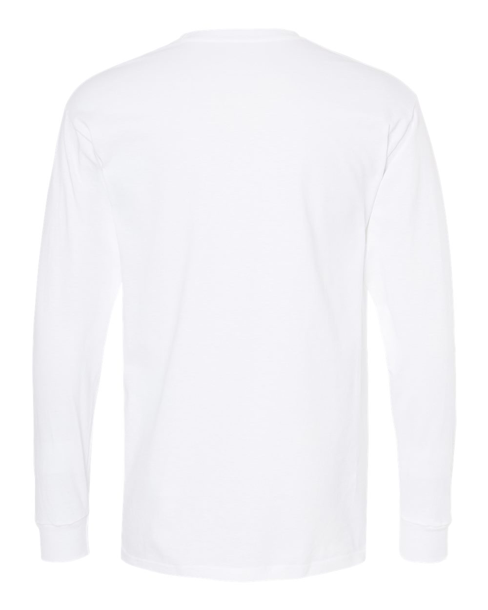 M&O Unisex Gold Soft Touch Long Sleeve T-Shirt - 4820 - 4820M White