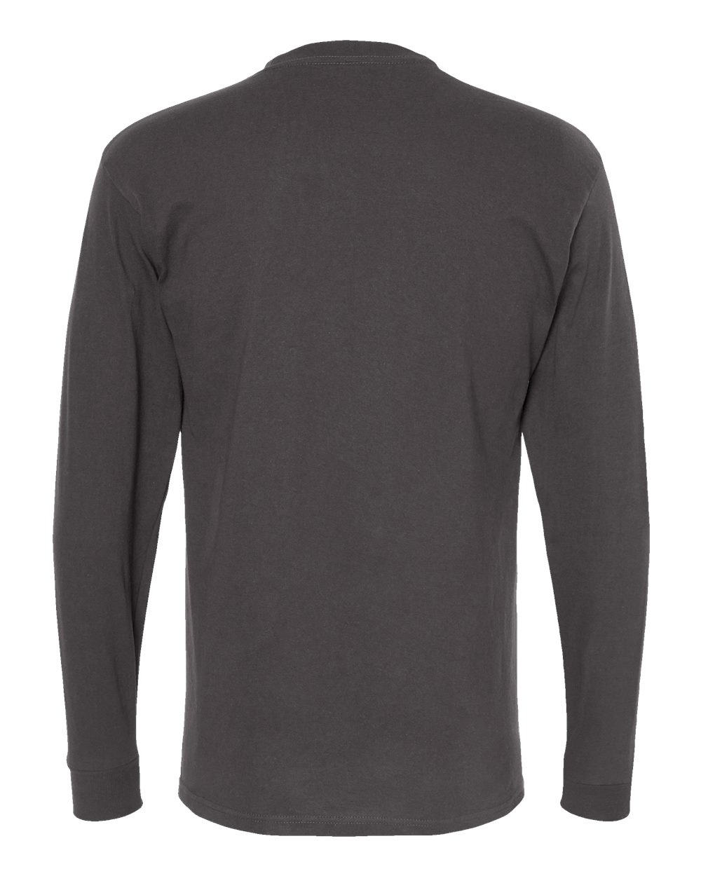 M&O Unisex Gold Soft Touch Long Sleeve T-Shirt - 4820 - 4820M Charcoal