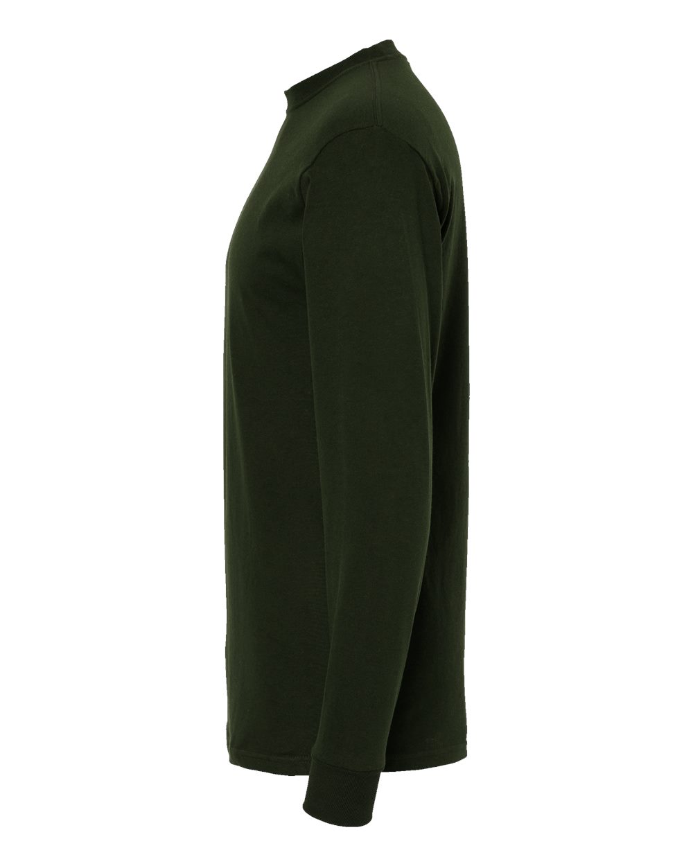 M&O Unisex Gold Soft Touch Long Sleeve T-Shirt - 4820 - 4820M Forest Green