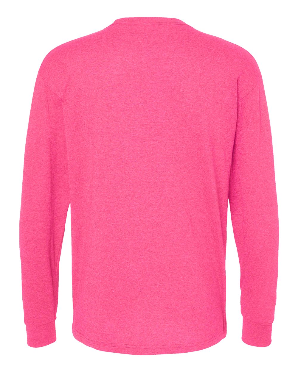 M&O Unisex Gold Soft Touch Long Sleeve T-Shirt - 4820 - 4820M Neon Pink
