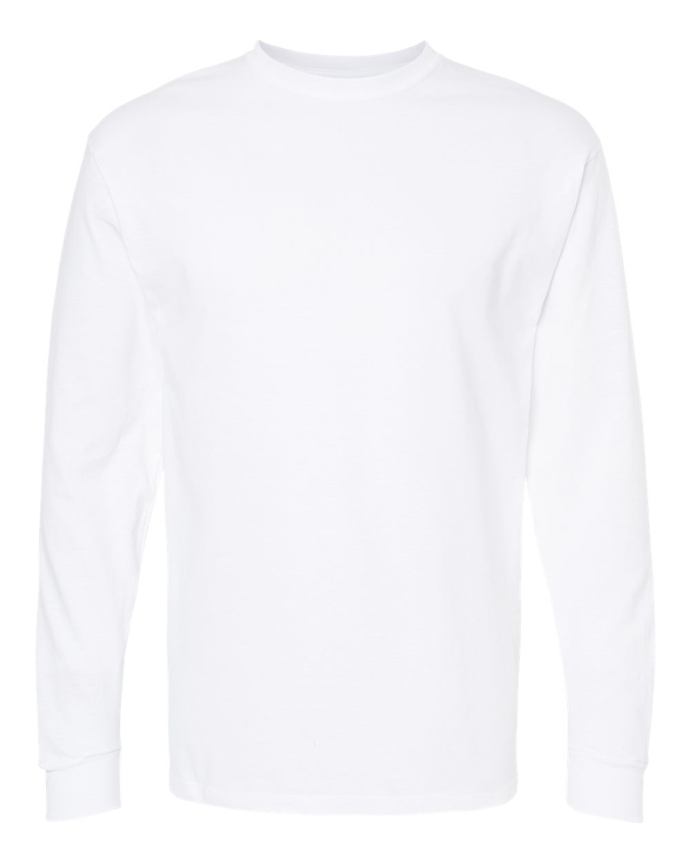 M&O Unisex Gold Soft Touch Long Sleeve T-Shirt - 4820 - 4820M White