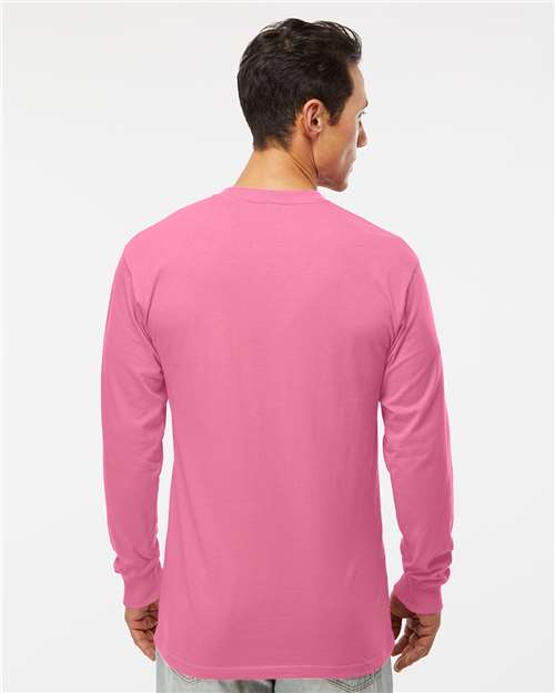 M&O Unisex Gold Soft Touch Long Sleeve T-Shirt - 4820 - 4820M Azalea
