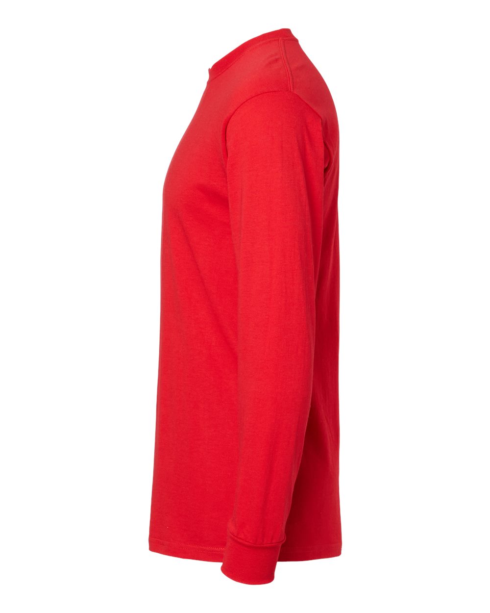 M&O Unisex Gold Soft Touch Long Sleeve T-Shirt - 4820 - 4820M Deep Red