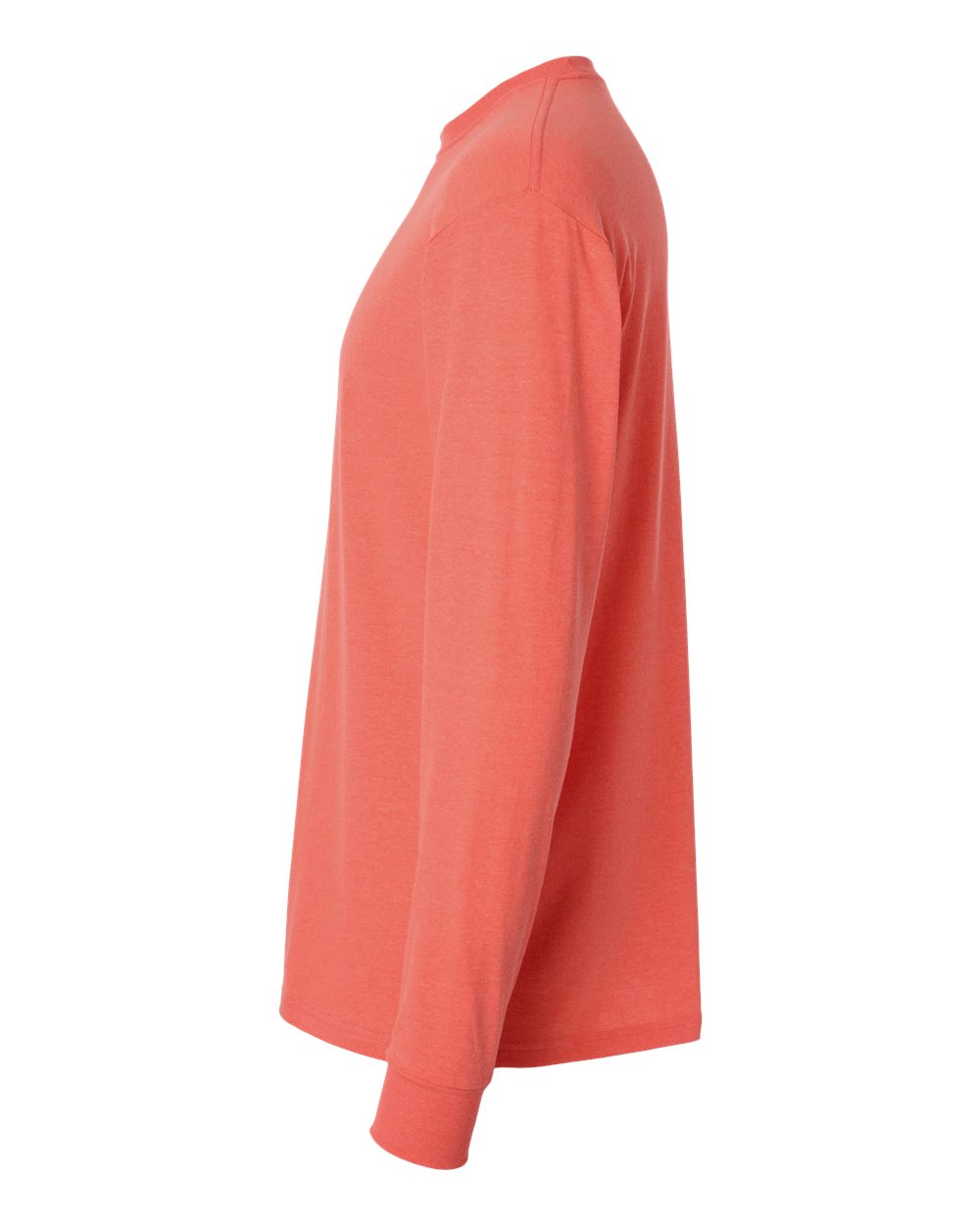 M&O Unisex Gold Soft Touch Long Sleeve T-Shirt - 4820 - 4820M Heather Coral