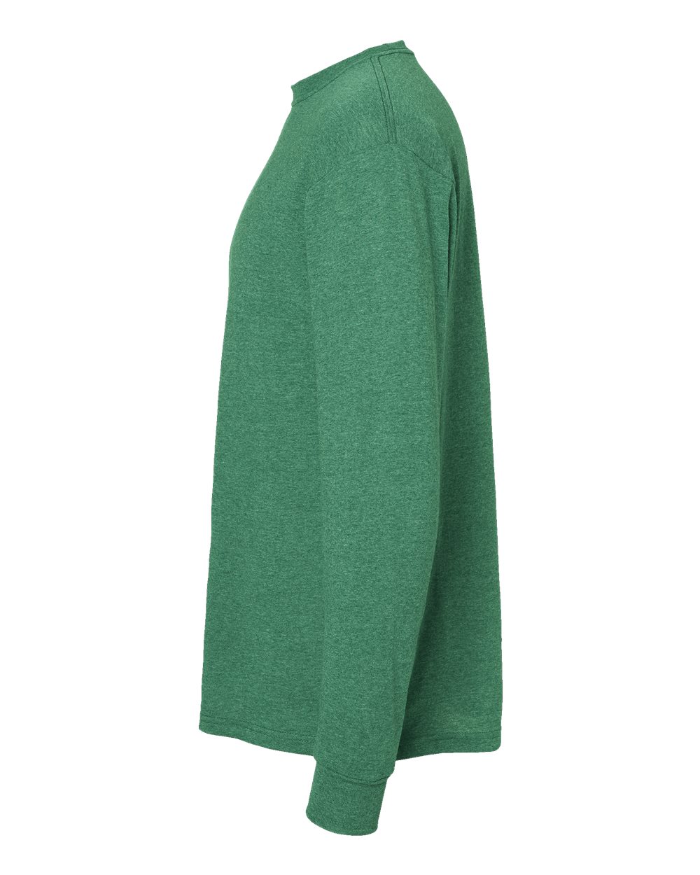 M&O Unisex Gold Soft Touch Long Sleeve T-Shirt - 4820 - 4820M Heather Kelly Green