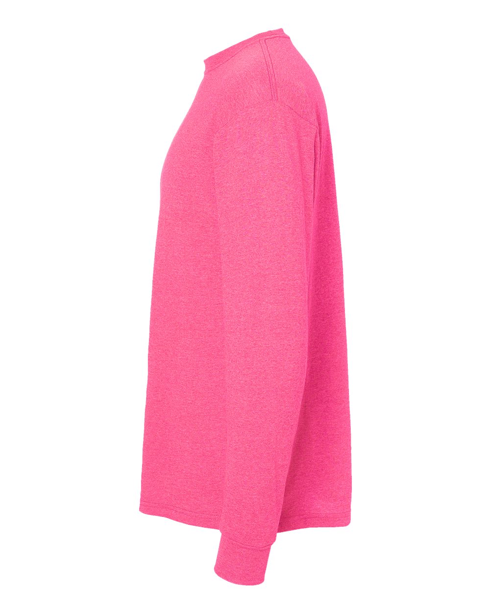 M&O Unisex Gold Soft Touch Long Sleeve T-Shirt - 4820 - 4820M Neon Pink
