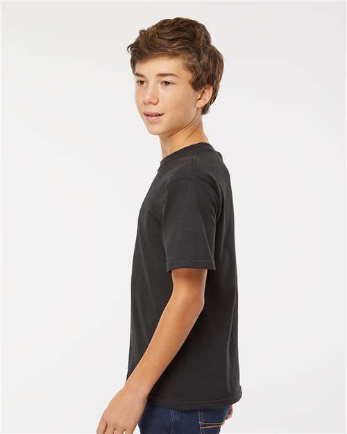 M&O Youth Gold Soft Touch T-Shirt - 4850 - 4850M Black