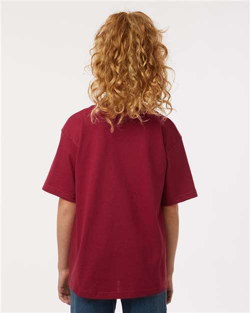 M&O Youth Gold Soft Touch T-Shirt - 4850 - 4850M Cardinal Red